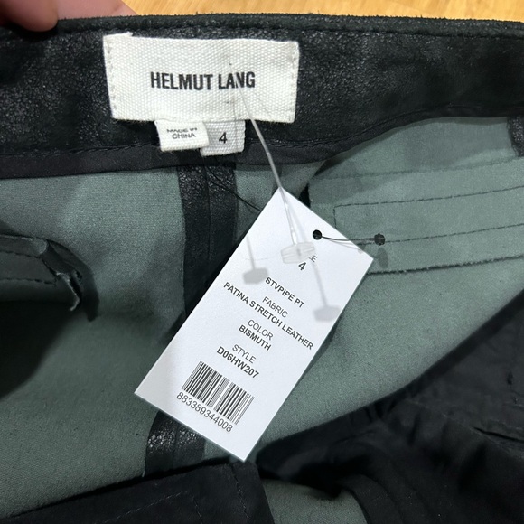 BNWT Helmut Lang leather pants size 4 - Picture 4 of 5